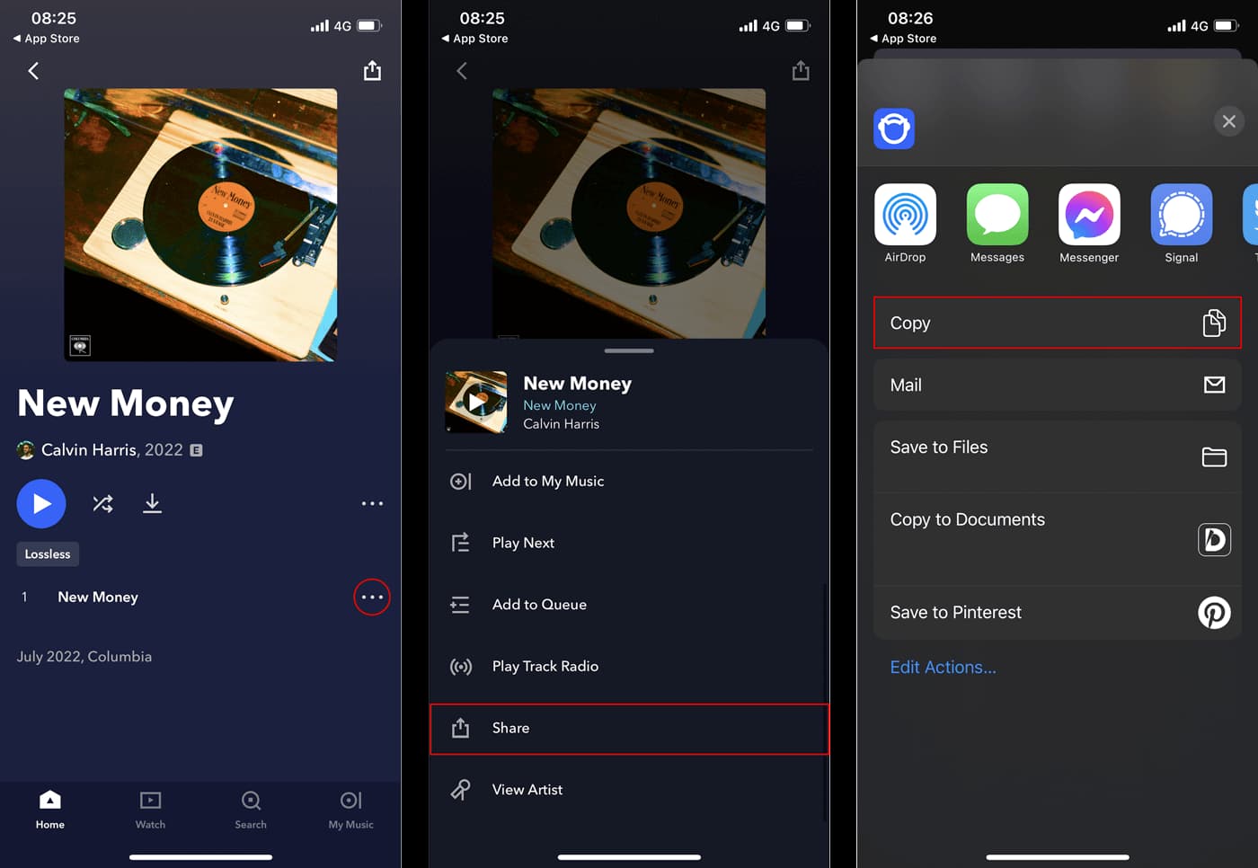 How to download songs from Napster mobile app?